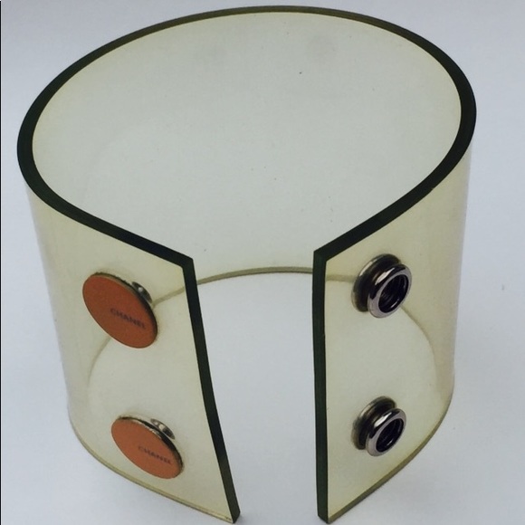 Authentic Chanel Vinyl Bracelet Clear - Picture 5 of 8